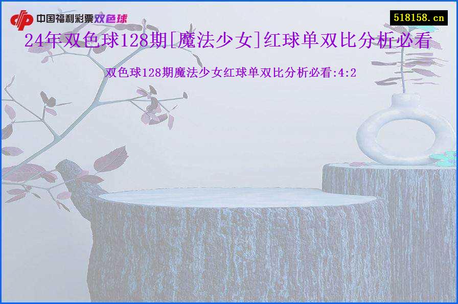 24年双色球128期[魔法少女]红球单双比分析必看