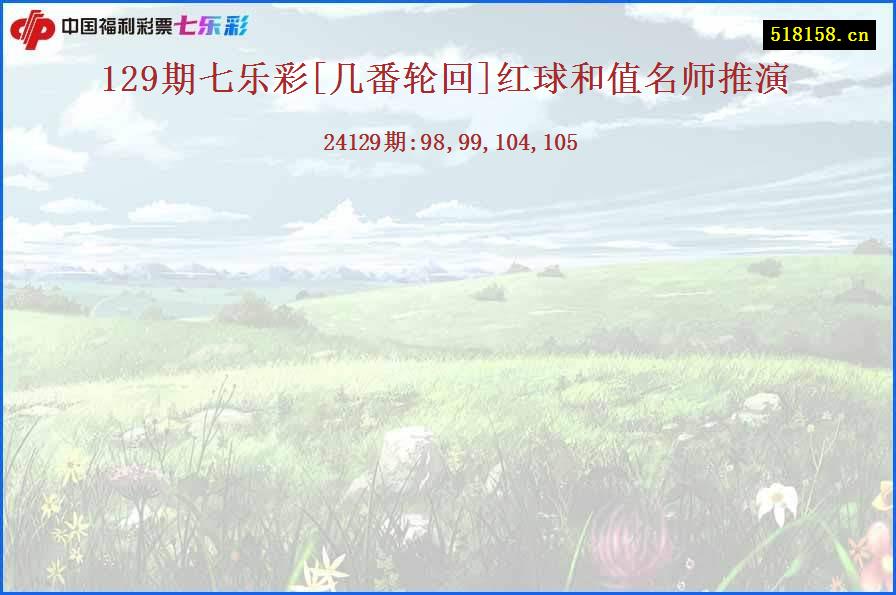 129期七乐彩[几番轮回]红球和值名师推演