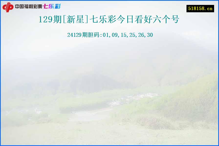 129期[新星]七乐彩今日看好六个号