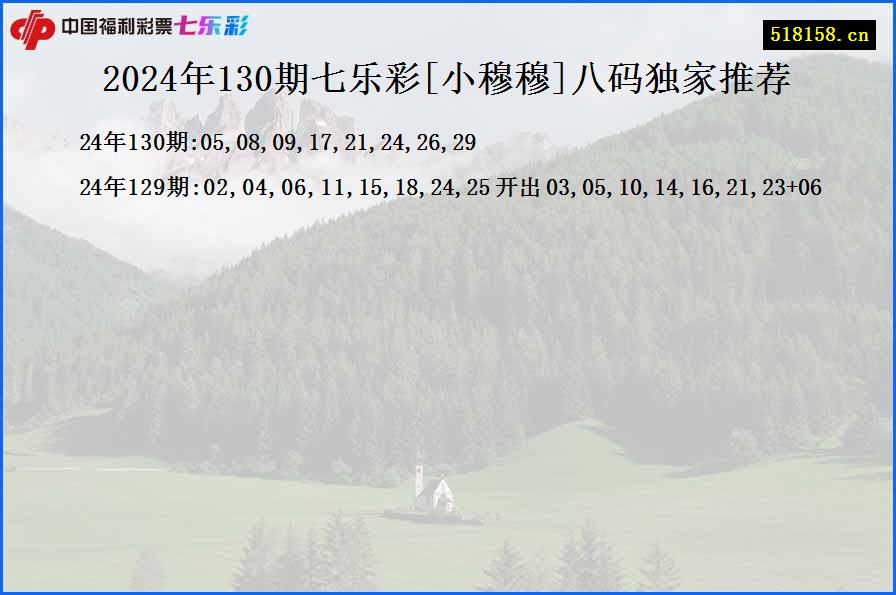 2024年130期七乐彩[小穆穆]八码独家推荐