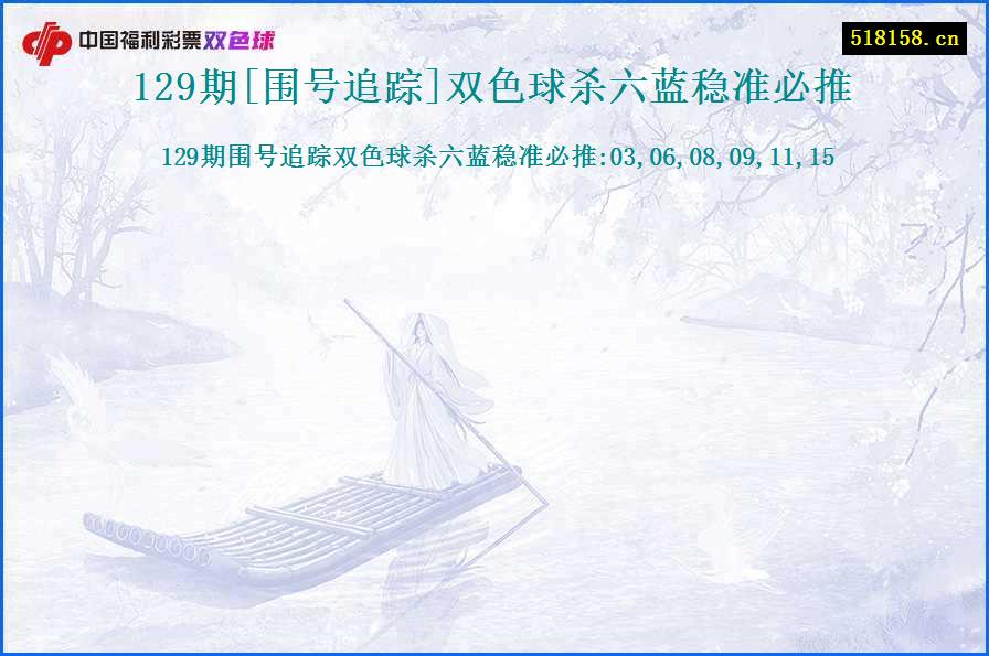 129期[围号追踪]双色球杀六蓝稳准必推