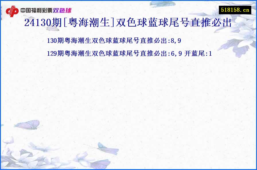 24130期[粤海潮生]双色球蓝球尾号直推必出