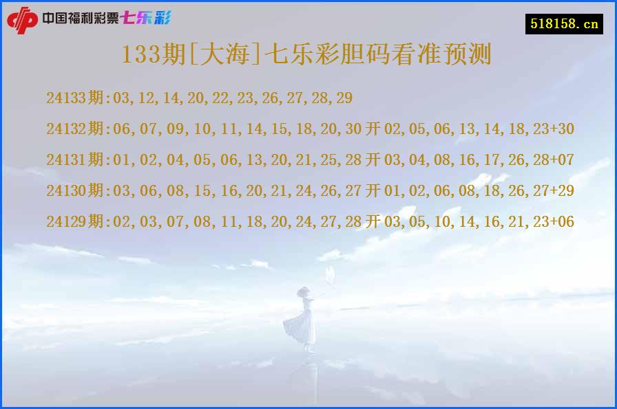 133期[大海]七乐彩胆码看准预测