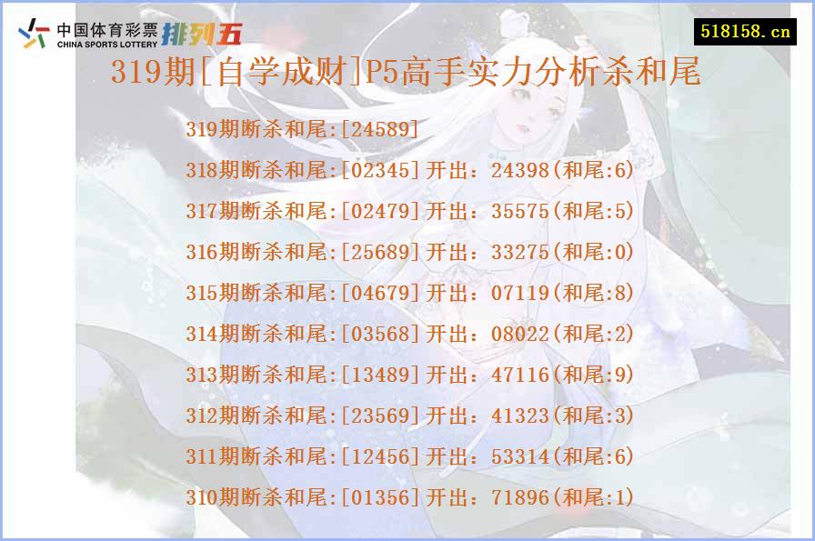 319期[自学成财]P5高手实力分析杀和尾